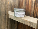 Herb garden soy candle